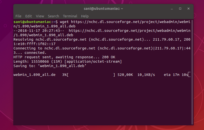 Как установить Webmin 1.890 в Ubuntu (18.04 / 18.10) и Linux Mint 19